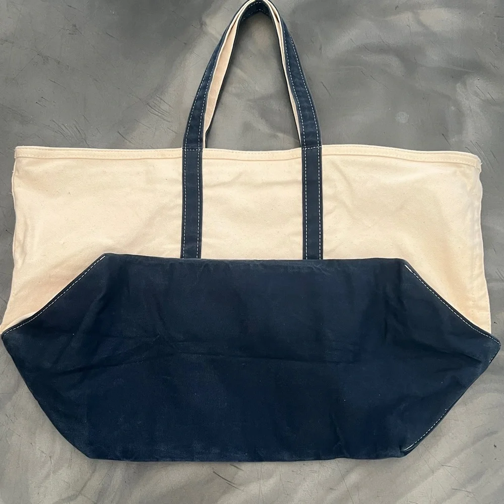 Vintage Boat Tote Bag, Large Tote - Picture 3 of 4